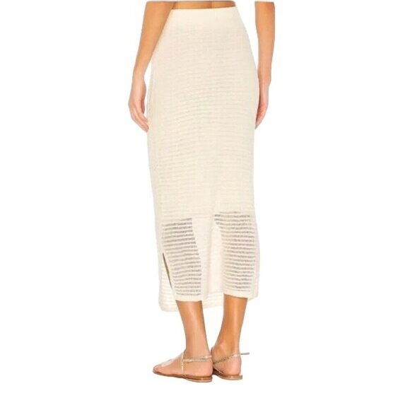 Callahan Knitwear Genny Skirt Electric Purple Brown Cotton Women's Small NWT‎ - Picture 4 of 11